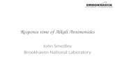 Response time of Alkali Antimonides John Smedley Brookhaven National Laboratory.