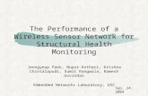 The Performance of a Wireless Sensor Network for Structural Health Monitoring Jeongyeup Paek, Nupur Kothari, Krishna Chintalapudi, Sumit Rangwala, Ramesh.