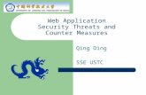 Web Application Security Threats and Counter Measures Qing Ding SSE USTC.