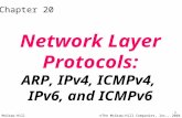 McGraw-Hill©The McGraw-Hill Companies, Inc., 2004 1 Chapter 20 Network Layer Protocols: ARP, IPv4, ICMPv4, IPv6, and ICMPv6.