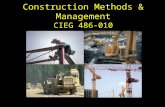 Construction Methods & Management CIEG 486-010. Construction Managers must be both… …business and technically oriented.