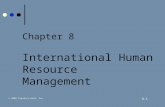 © 2005 Prentice-Hall, Inc. 8-1 Chapter 8 International Human Resource Management.
