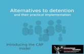 Www.idcoalition.org Alternatives to detention and their practical implementation Introducing the CAP model 1.