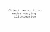 Object recognition under varying illumination. Lighting changes objects appearance.