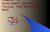 Chapter 13: Government Spending, Taxing, and National Debt.