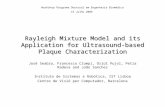 Rayleigh Mixture Model and its Application for Ultrasound-based Plaque Characterization José Seabra, Francesco Ciompi, Oriol Pujol, Petia Radeva and João.