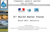 TOWARDS WORLD WATER SOLUTIONS Benedito Braga Vice-President of the World Water Council Professor of Civil and Environmental Engineering – University of.