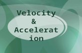 Velocity & Acceleration. v =h_lcZcBcQ0o Activating Strategy: Watch the video clip below and write down a list of words to.