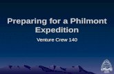 Preparing for a Philmont Expedition Venture Crew 140.