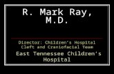 R. Mark Ray, M.D. Director: Children’s Hospital Cleft and Craniofacial Team East Tennessee Children’s Hospital.