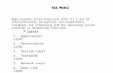 OSI Model Open Systems Interconnection (OSI) is a set of internationally recognized, non-proprietary standards for networking and for operating system.