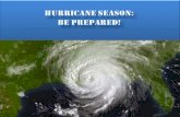 Hurricane Season  HURCON’s  Family Disaster Kit  Sheltering On Base  Evacuations  Returning Home.