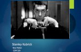 Stanley Kubrick Rory Patton COM 329. Overview Born in New York City on July 26, 1928, died on March 7, 1999 American film director, screenwriter, producer,