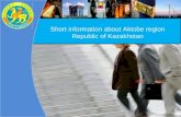 Short information about Aktobe region Republic of Kazakhstan.