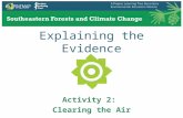 Explaining the Evidence Activity 2: Clearing the Air.