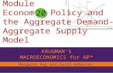 Module Economic Policy and the Aggregate Demand- Aggregate Supply Model odel KRUGMAN'S MACROECONOMICS for AP* 20 Margaret Ray and David Anderson.