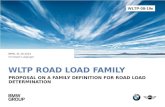 WLTP ROAD LOAD FAMILY BMW, 31.10.2014 Christoph Lueginger PROPOSAL ON A FAMILY DEFINITION FOR ROAD LOAD DETERMINATION WLTP-08-19e.