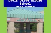 Davis Drive Middle School Open House. Overview Important People Teams & Course Information Daily Schedule Lockers & Agendas Sports & Clubs Dress Code.