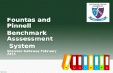 Fountas and Pinnell Benchmark Asssessment System Shannon Gallaway February 2015.