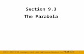 Copyright © 2014, 2010, 2007 Pearson Education, Inc. 1 Section 9.3 The Parabola.
