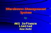 Warehouse Management System by AKS Software Limited New Delhi.
