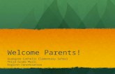 Welcome Parents! Guangren Catholic Elementary School Third Grade Music English Conversation.
