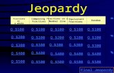Jeopardy Fractions as a whole Comparing Fractions Fractions on a Number line Equivalent Fractions Random Q $100 Q $200 Q $300 Q $400 Q $500 Q $100 Q $200.