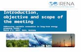 Introduction, objective and scope of the meeting Addressing variable renewables in long-term energy planning (AVRIL) March 2-3, 2015, Bonn, Germany.