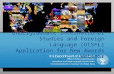 Undergraduate International Studies and Foreign Language (UISFL) Application for New Awards Webinar.