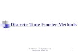 Discrete-Time Fourier Methods M. J. Roberts - All Rights Reserved. Edited by Dr. Robert Akl 1.