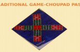 Students were given traditional Choupad Pasa board to play the game. Girls do you know how to play this game? Ma’am can you help us how to play this game?