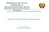 22 nd – 25 th June 2015 Yaounde and Kribi, Cameroon Ministério da Terra, Ambiente e Desenvolvimento Rural Direcção Nacional de Terras e Florestas China-Africa.