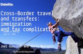 Cross-Border travel and transfers: immigration and tax complications Joel Guberman and Peter Megoudis EXPAND IN THE USA June 17, 2015.
