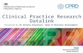 Clinical Practice Research Datalink Presented by Dr Antonis Kousoulis, Head of Business Development