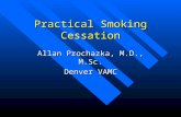 Practical Smoking Cessation Allan Prochazka, M.D., M.Sc. Denver VAMC.