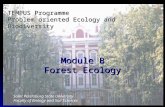 TEMPUS Programme Problem oriented Ecology and Biodiversity Module B Forest Ecology Saint Petersburg State University Faculty of Biology and Soil Sciences.