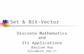Set & Bit-Vector Discrete Mathematics and Its Applications Baojian Hua bjhua@ustc.edu.cn.