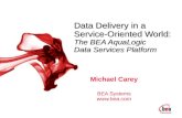 Data Delivery in a Service-Oriented World: The BEA AquaLogic Data Services Platform Michael Carey BEA Systems .