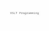 XSLT Programming. Using XSL Web Server XML Servers CGI http request XML response XML + Stylesheet Web Server HTML Servlet http request XML response TheInternet.