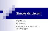 Simple dc circuit Pg 31-60 HUGHES Electrical & Electronic Technology.
