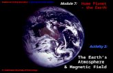 Module 7: Home Planet – the Earth Activity 2: The Earth’s Atmosphere & Magnetic Field.