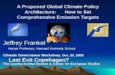 A Proposed Global Climate Policy Architecture: How to Set Comprehensive Emission Targets Jeffrey Frankel Harpel Professor, Harvard Kennedy School Harpel.