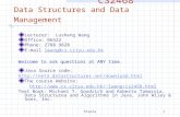 Stacks1 CS2468 Data Structures and Data Management Lecturer: Lusheng Wang Office: B6422 Phone: 2788 9820 E-mail lwang@cs.cityu.edu.hklwang@cs.cityu.edu.hk.