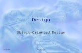 11/5/01OO Design1 Design Object-Oriented Design. 11/5/01OO Design2 Object-Oriented Design  The process of determining the architecture, and specifying.