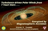 Turbulence-driven Polar Winds from T Tauri Stars Energized by Magnetospheric Accretion S. R. Cranmer, January 28, 2008 SSP Seminar, Harvard-Smithsonian.