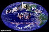 Philippine Preaching (Phil. 2:5-11) [By Ron Halbrook]