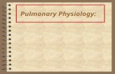 Pulmonary Physiology:. Electron micrograph showing a pulmonary capillary (C) in the alveolar wall.