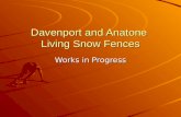 Davenport and Anatone Living Snow Fences Works in Progress.