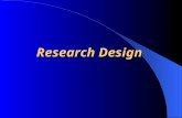 Research Design. Exploratory and Conclusive Research Research Purpose – Exploratory Research General: To generate insights about a situation – Conclusive.