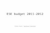 ESE budget 2011-2012 Simon Kwan, Gustavo Cancelo.